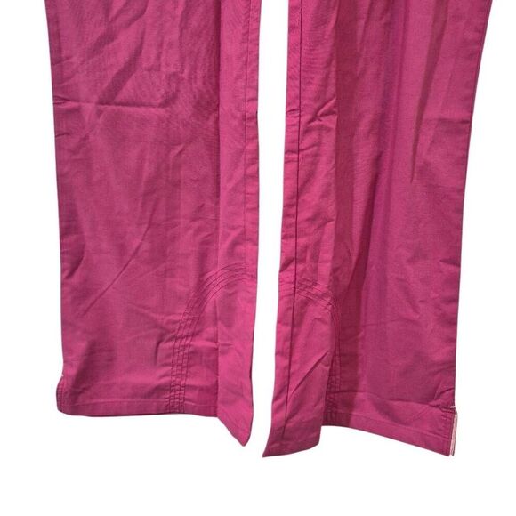Iguana Med Women's Power Pink Poly/Cotton/Spandex Flare Leg Scrub Pants NEW NWT - Picture 6 of 15